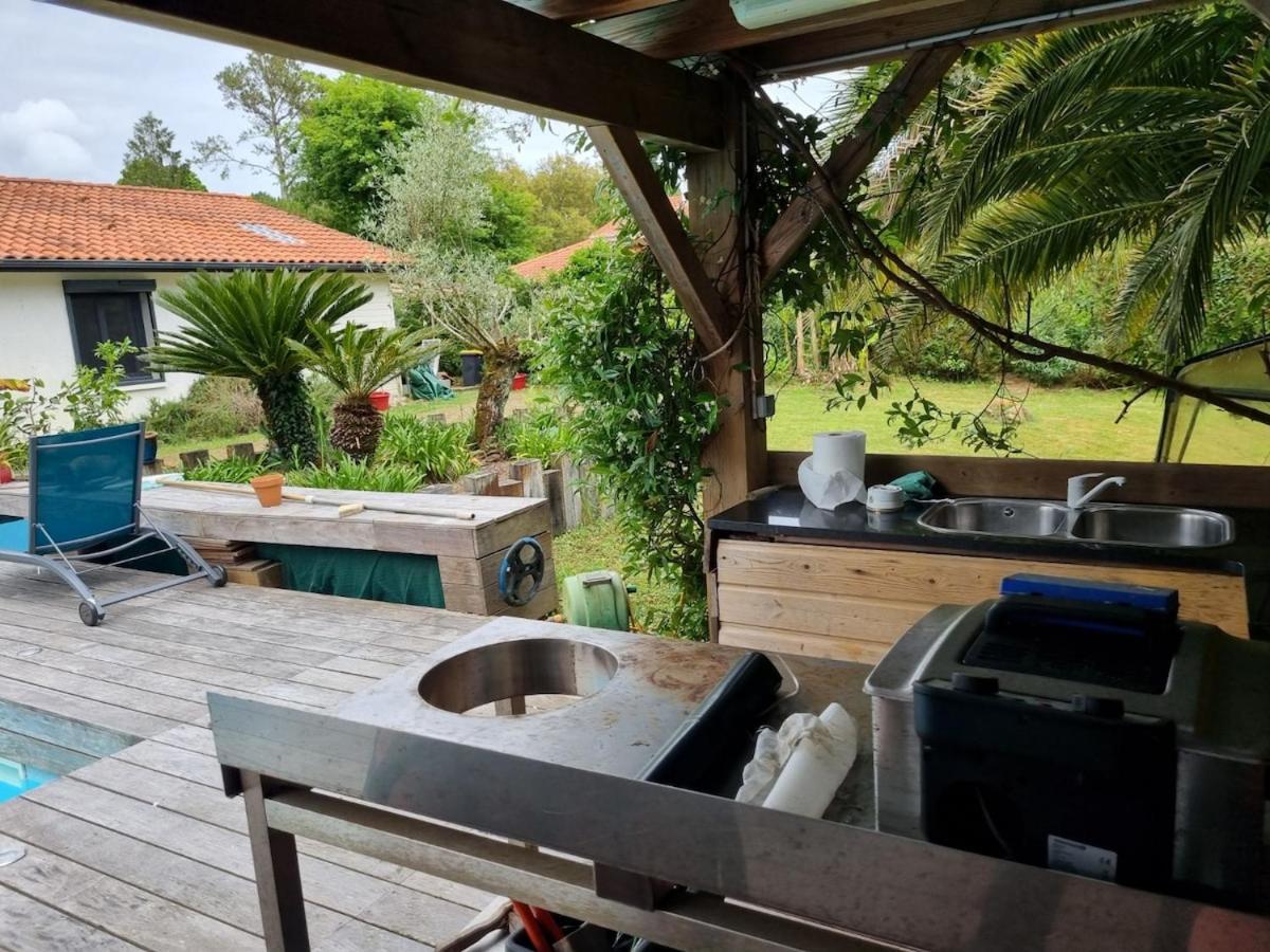 House With Heated Pool And Jacuzzi Villa Soorts-Hossegor ภายนอก รูปภาพ